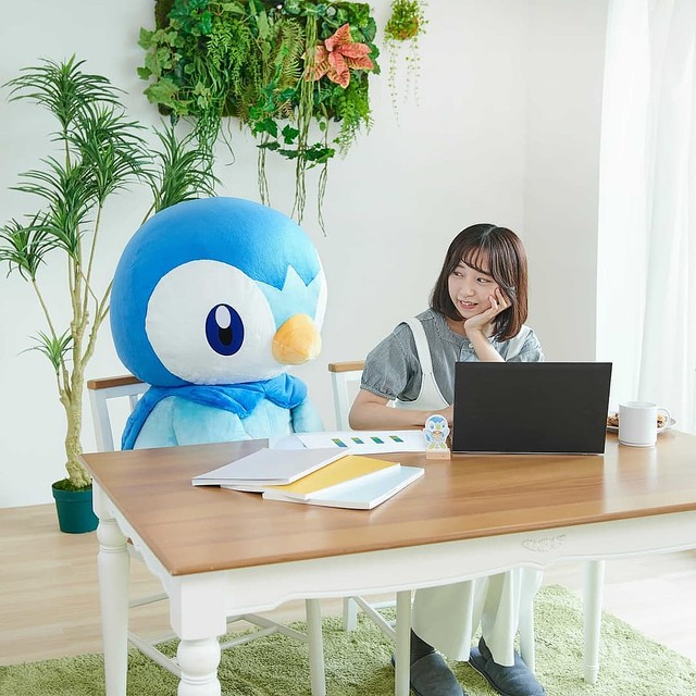 3000RT：【特大サイズ】「とってもおっきいポッチャマ」特大ぬいぐるみ