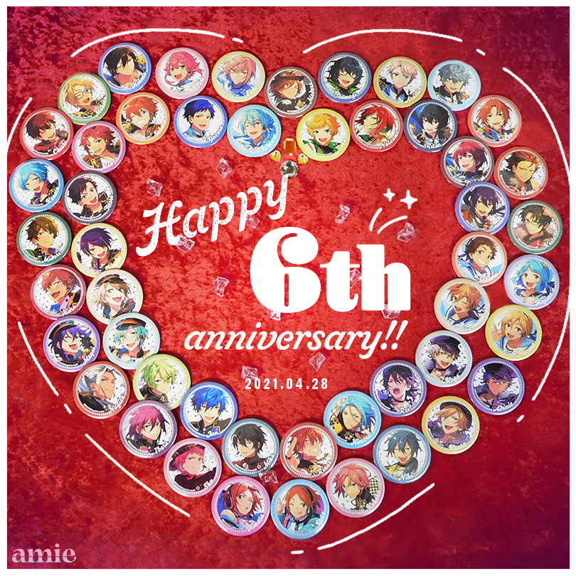 あんスタ あんスタ 伏見弓弦 fine 6周年缶バッジ 49点 伏見弓弦 fine