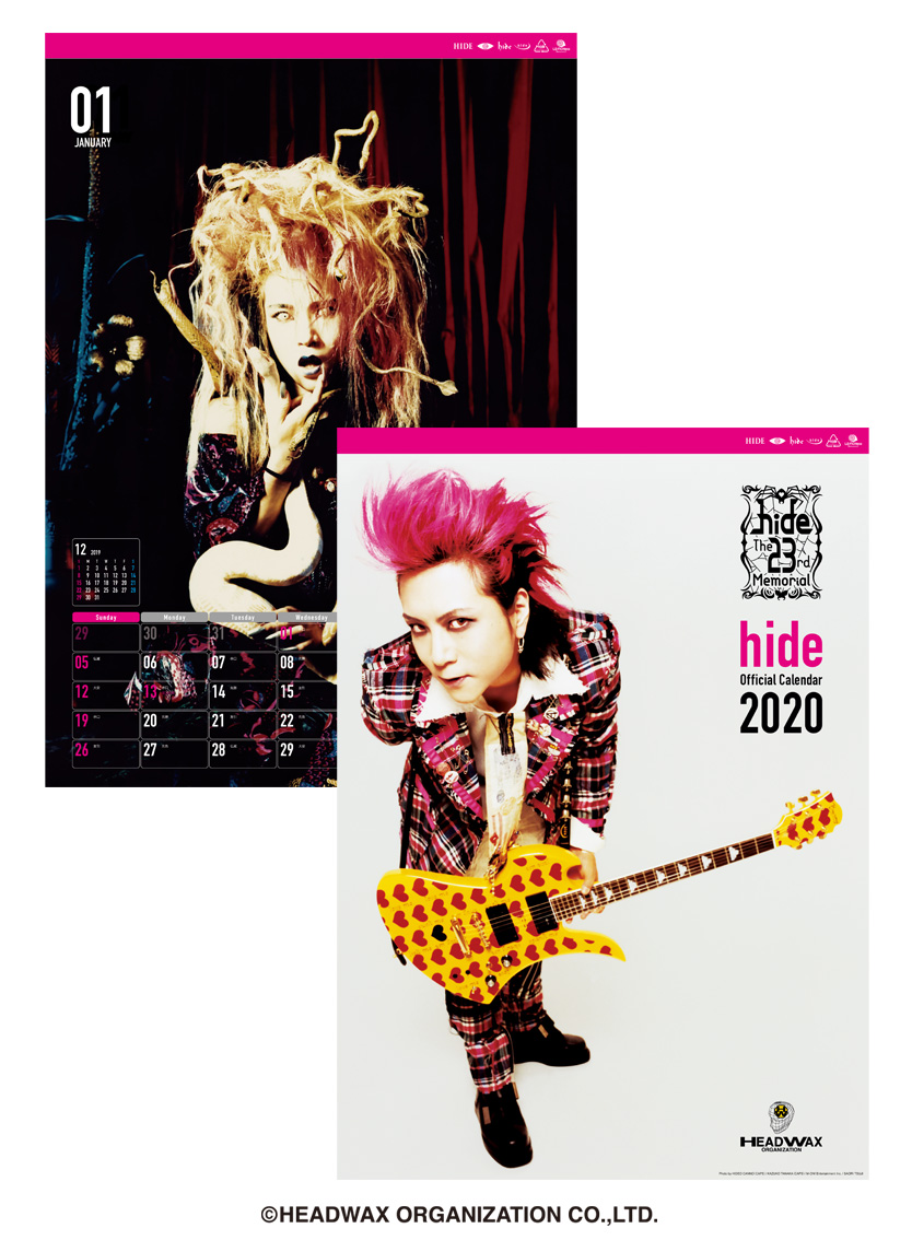 hideオフィシャルカレンダー2020』ご好評につき残り僅か！Xからソロ