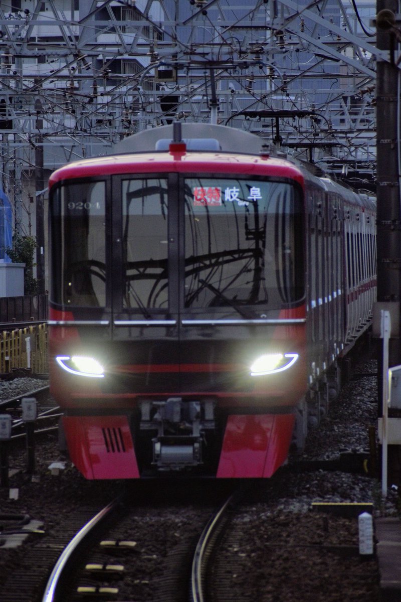 名鉄77レ 9100系9104F ト2200系2212F+9104Fギ快特岐阜 #9100系 #9104F