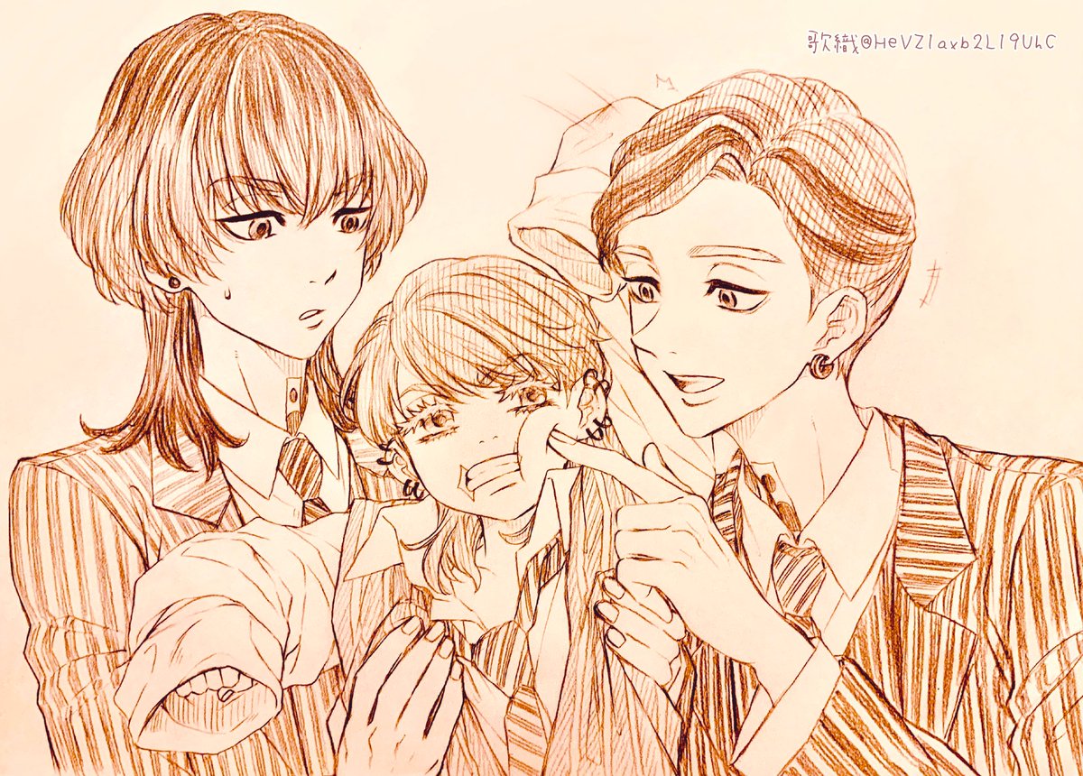 灰谷兄弟とそのまま小さくなったはるちょ #東京卍リベンジャーズ #東卍