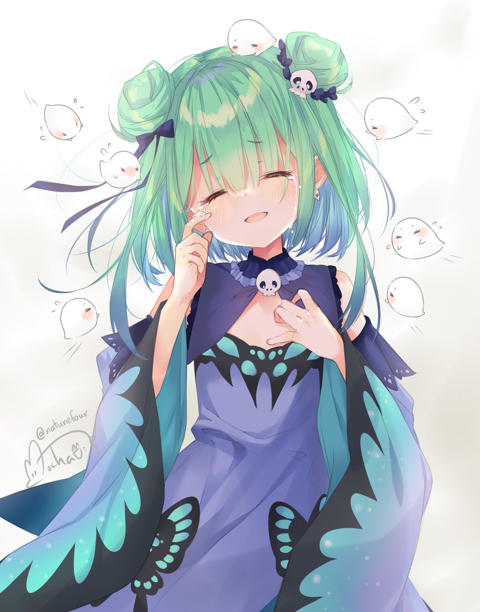 るしあちゃん今までありがとうございました！ お疲れ様でした🦋 #潤羽