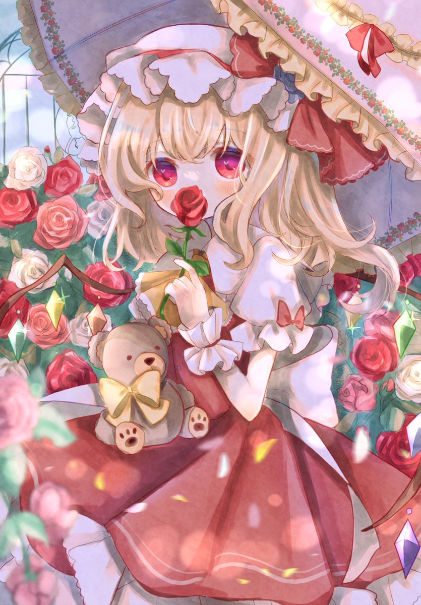 フランドール・スカーレット 「フランドール🌹 #東方Project 」|ドロワ