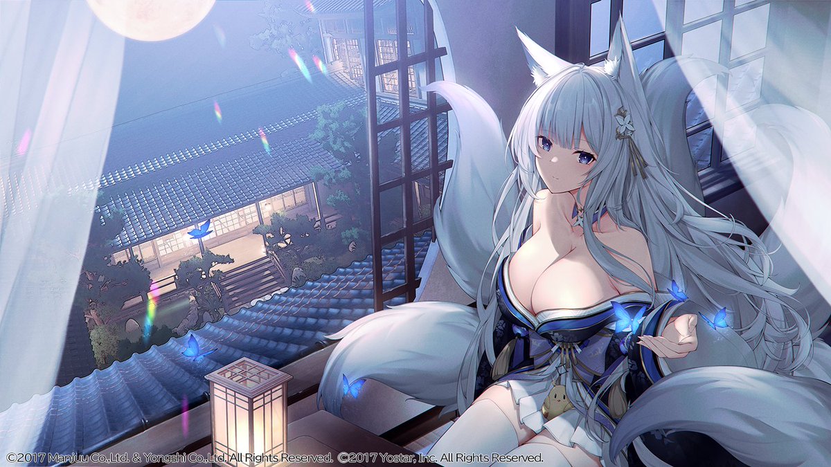 アズレン5thアニバーサリー記念イラスト集』にて信濃を描かせて頂き