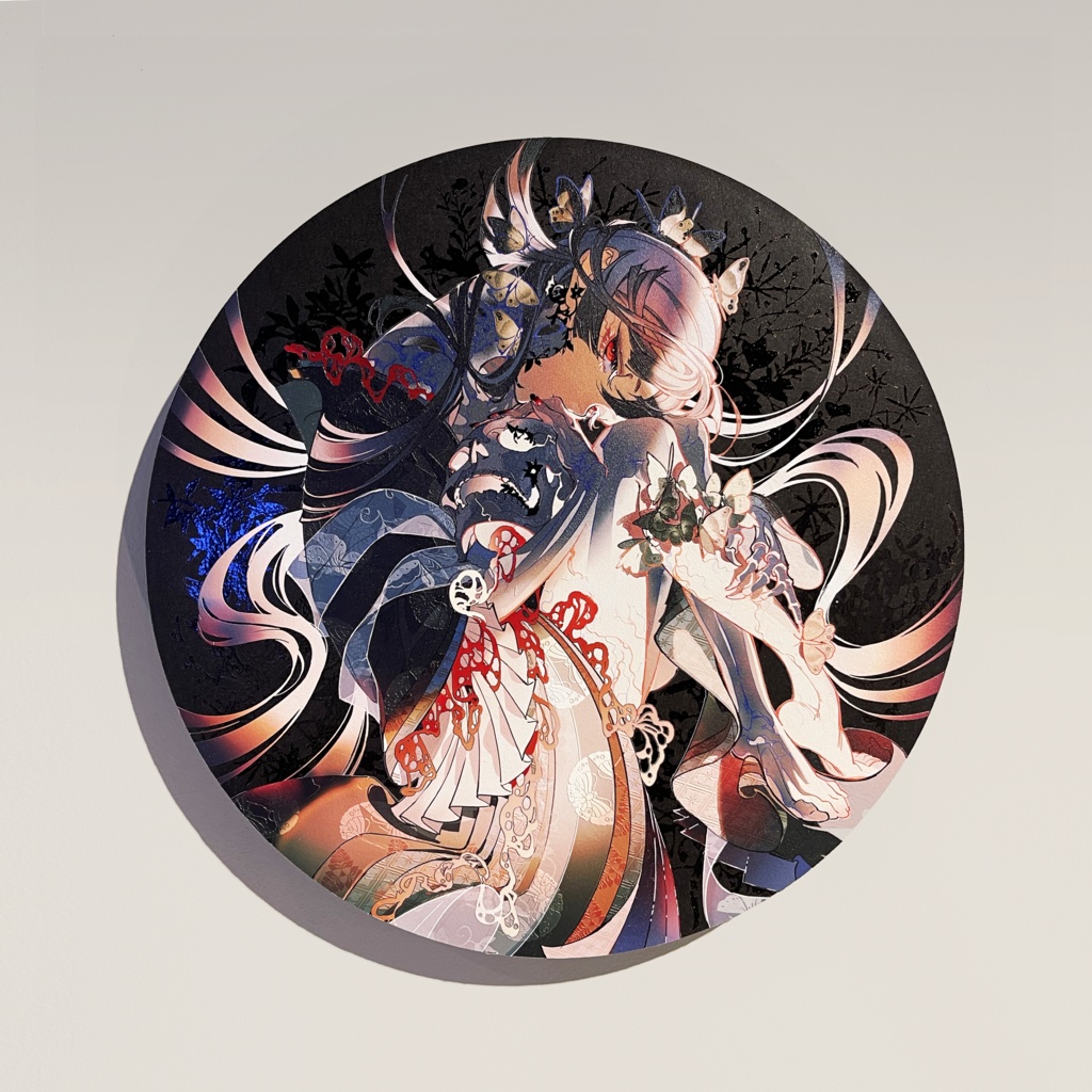 米山舞の新作「RAY - TWILIGHT」は、京都の伝統工芸士「京からかみ 丸