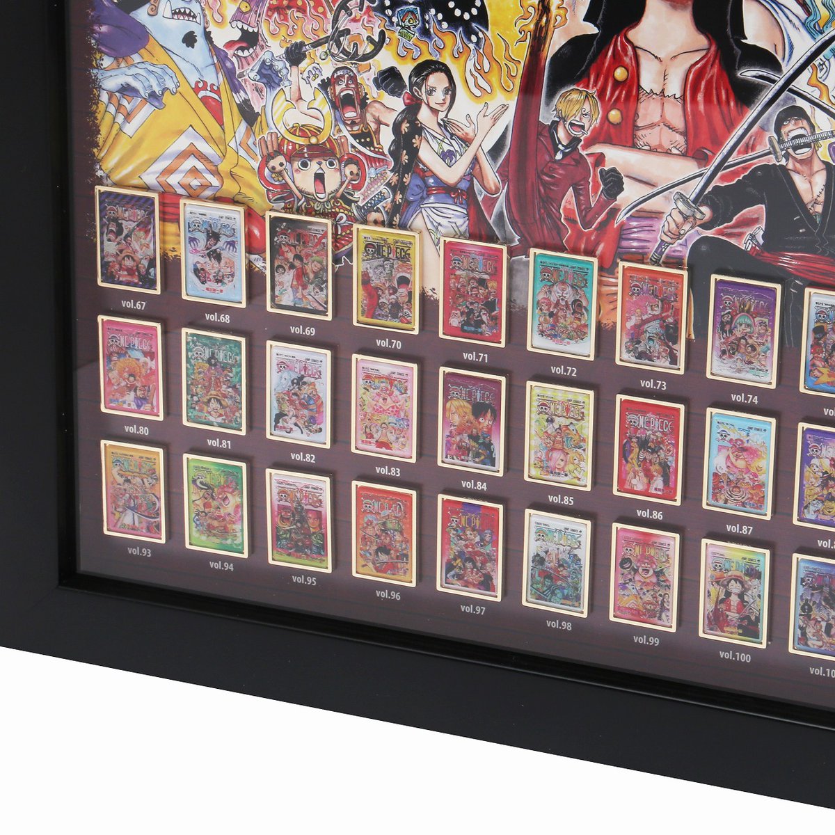 予約受付中】 『ONE PIECE』連載25周年記念 額装ピンズセット ［1巻