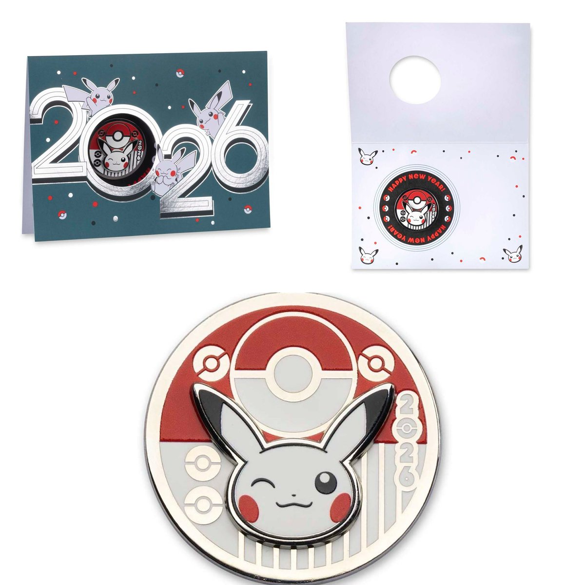 海外ポケセン ミミッキュ Let's Snuggle Forever Tear-Away Pin & Card