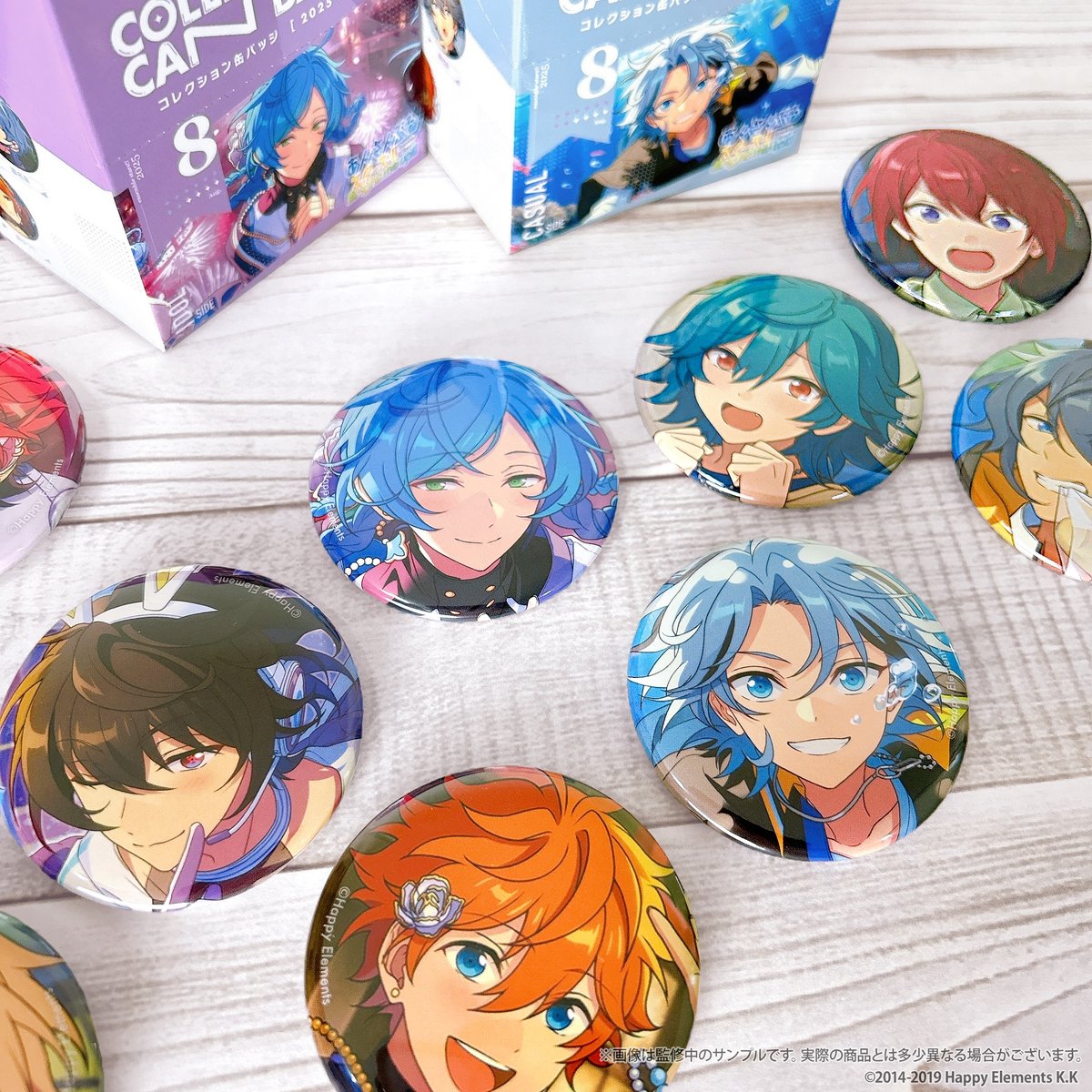 🟡 ┈┈ 𝑎𝑟𝑟𝑖𝑣𝑎𝑙 ┈┈ 🟡 #あんスタ コレクション缶バッジ