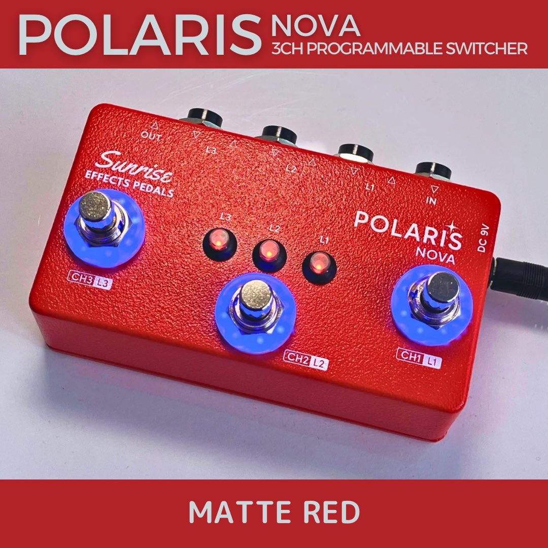 新商品情報】 3chプログラマブルスイッチャー Polaris Nova 明日、2025