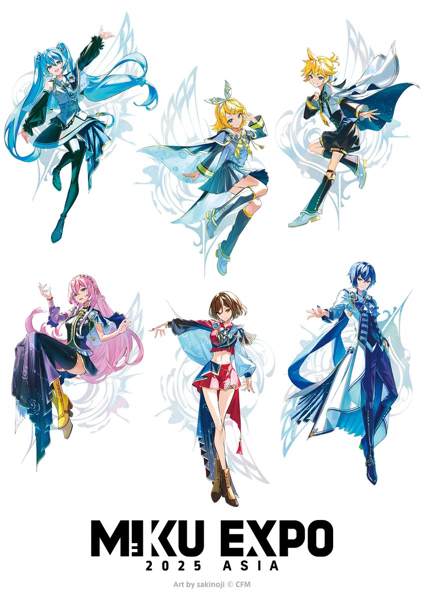 🎨MIKU EXPO 2025 ASIA サブビジュアル公開🎨 本日はアジアツアーの