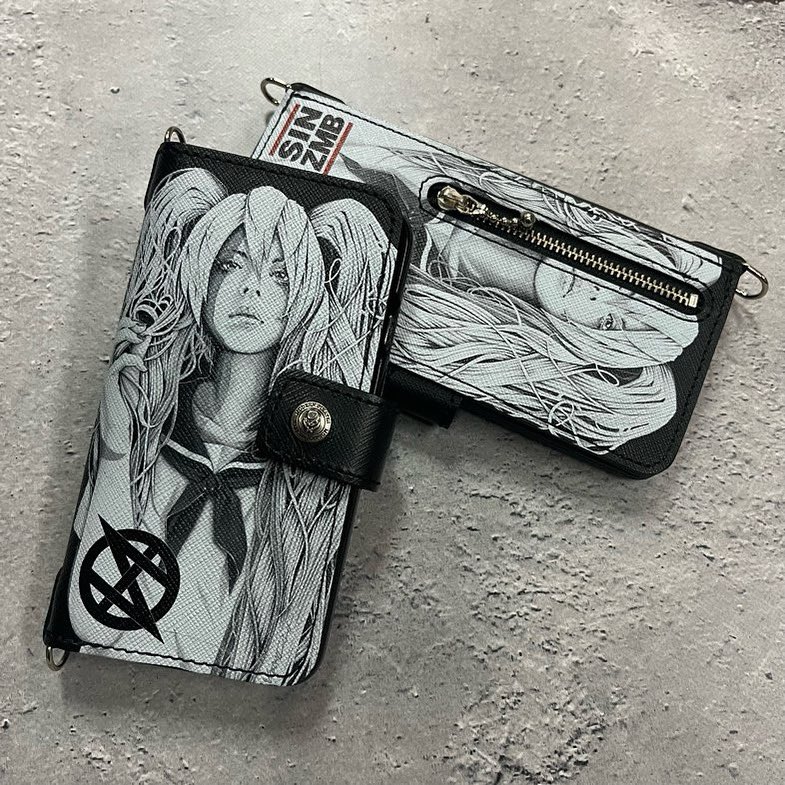 GLAYのギタリストHISASHIさんとのコラボレーションモデルの手帳型