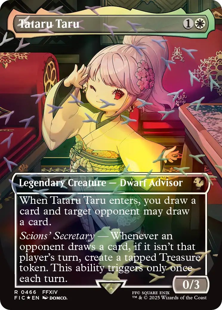 MTG x FINAL FANTASY・チョコボ・バンドル】 《タタル・タル/Tataru