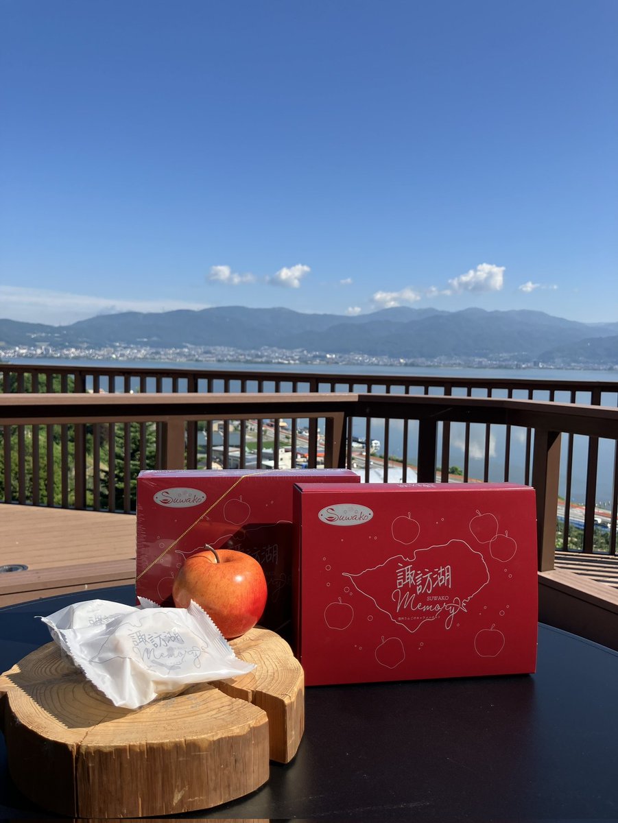 ╲🕊️新商品のお知らせ🍎╱ 『諏訪湖Memory』✨ 信州産りんごのダイス