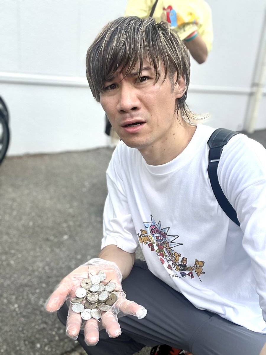 よく晴れた6月の朝、北九州市戸畑区でめちゃめちゃ地域清掃が流行っ