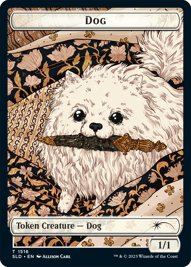 Secret Lair】 ・犬猫Secret Lair統率者デッキ、『Raining Cats and