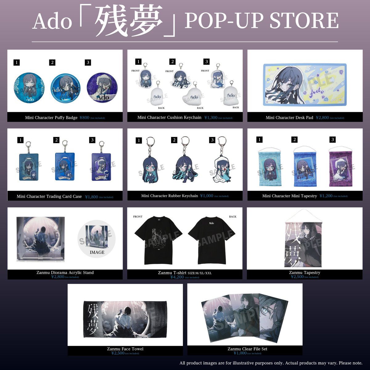 A POP-UP STORE to celebrate the release of Ado's 2nd Original