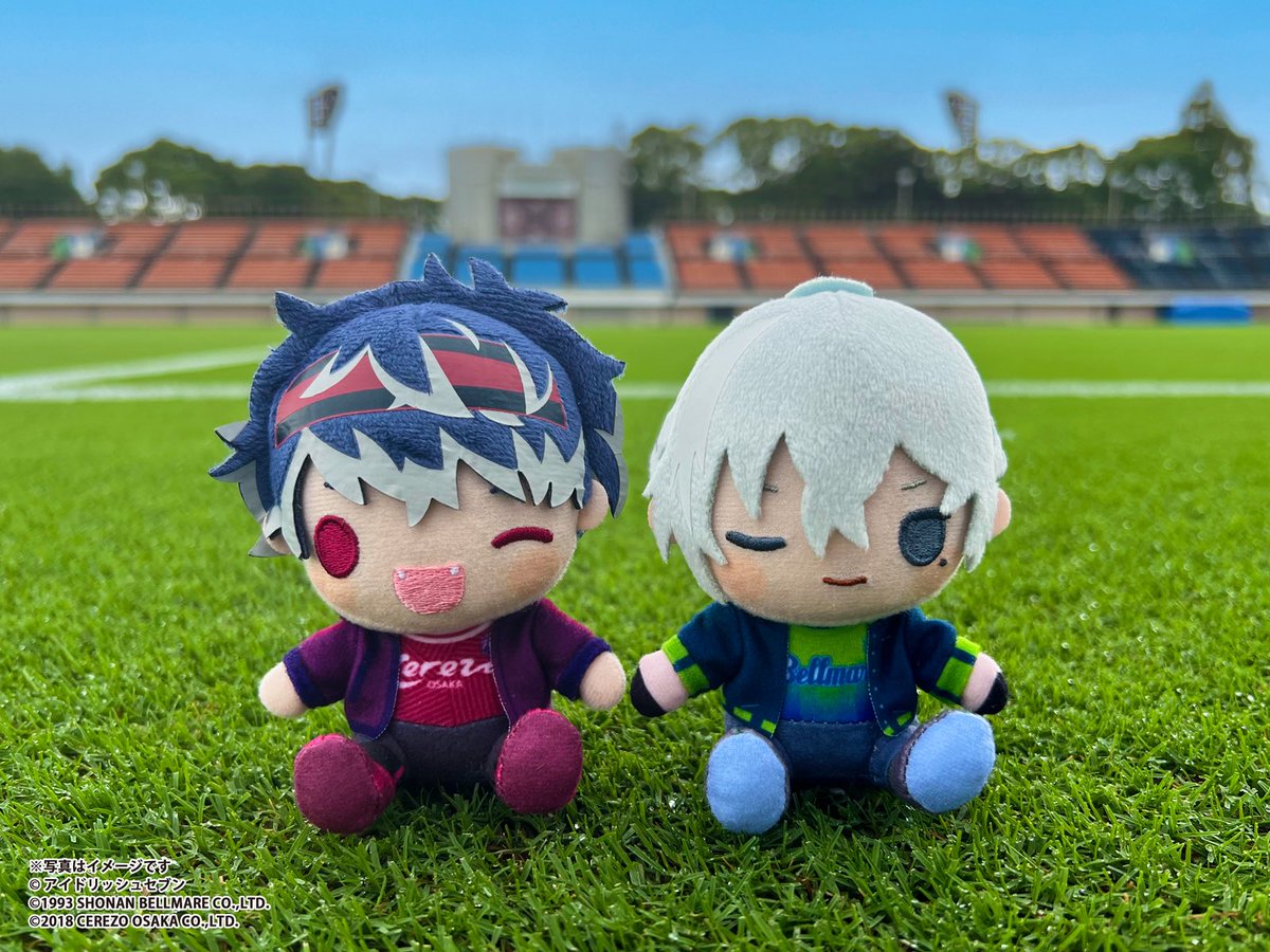 Revale_サッカー2024 ぬいぐるみサンプル公開💚🩷 ＼ ぬいぐるみはEC