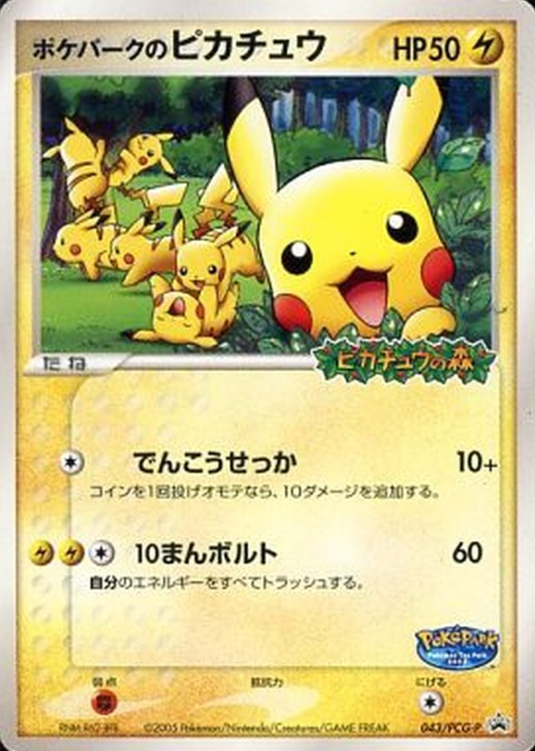 覚えてる…？ ✓ピカチュウの森 ✓ポケパークのピカチュウ