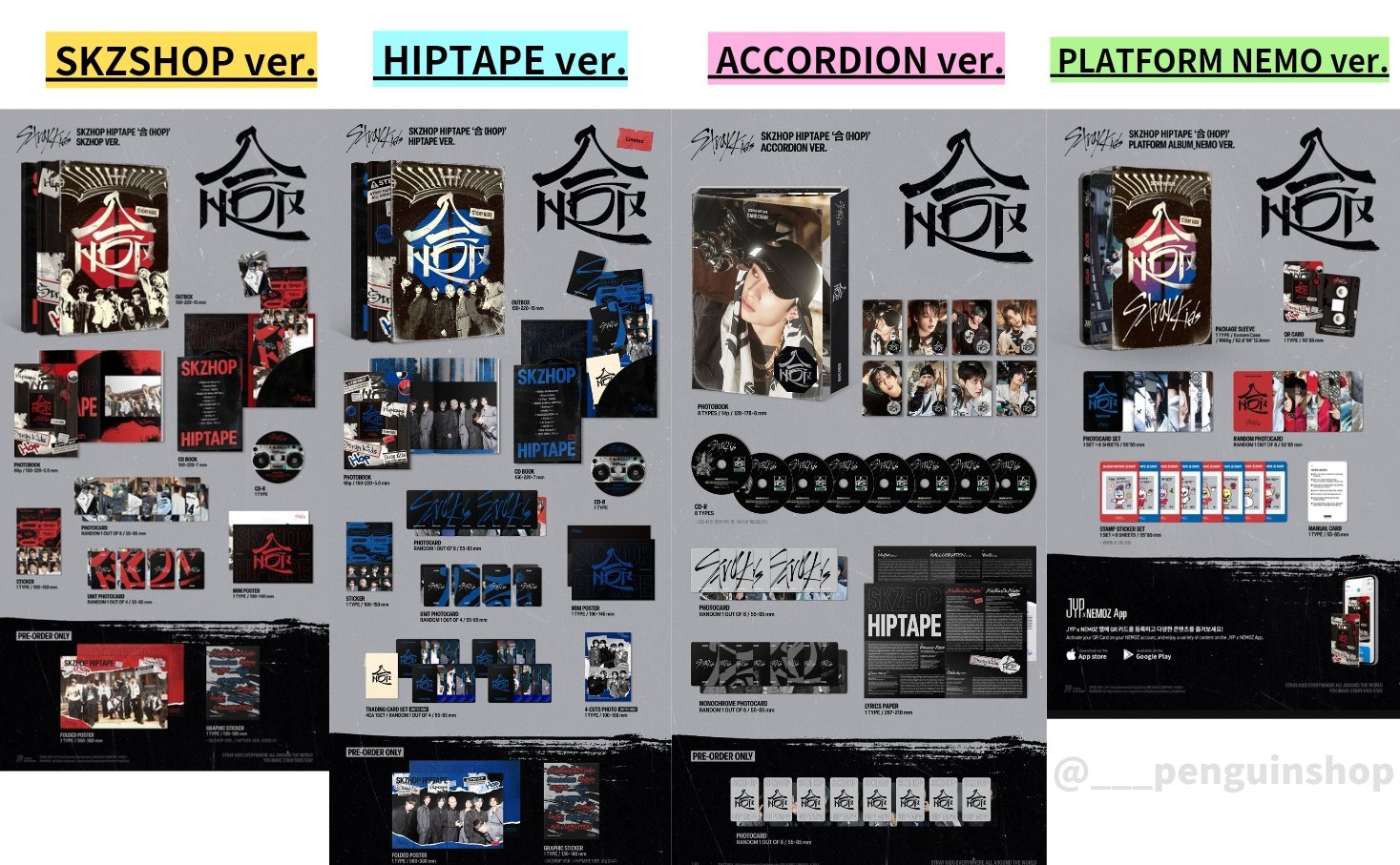 straykids HOP トレカ バンチャン JYP 特典 2枚セット straykids HOP