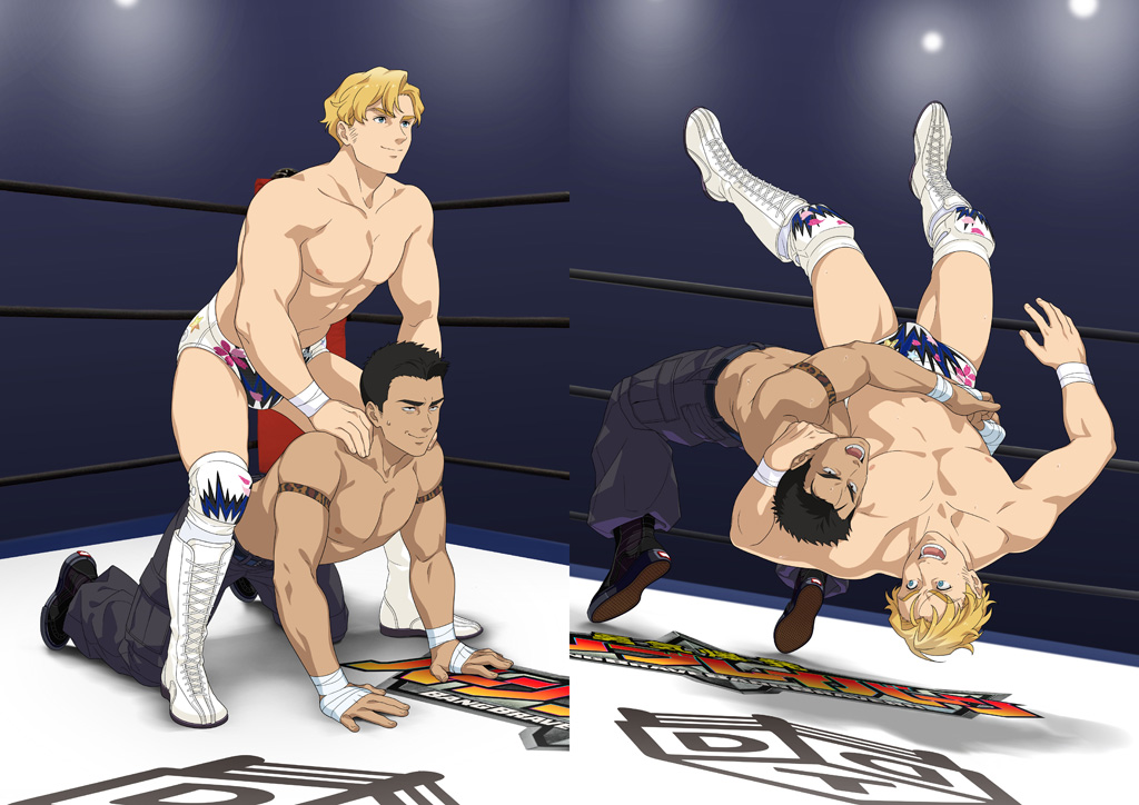 勇気爆発バーンブレイバーン」×「DDTプロレス」 イサミ×MAO、スミス