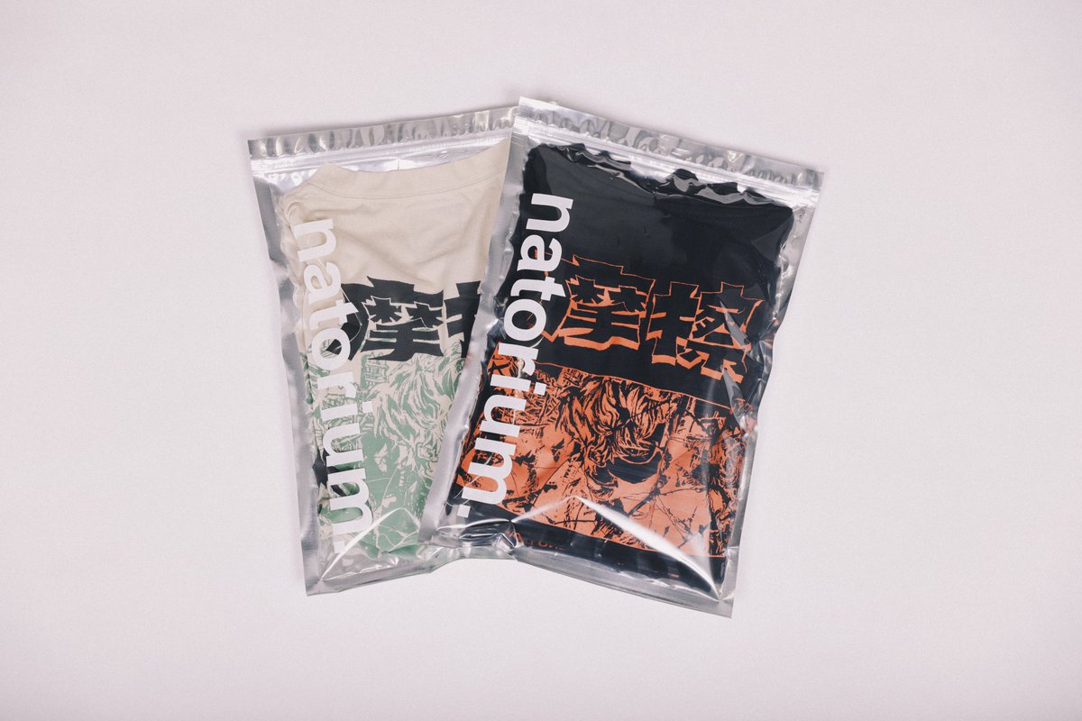 ◤ NEW MERCH ◢ 摩擦 long T-shirt color : Black / Light Gray M / L