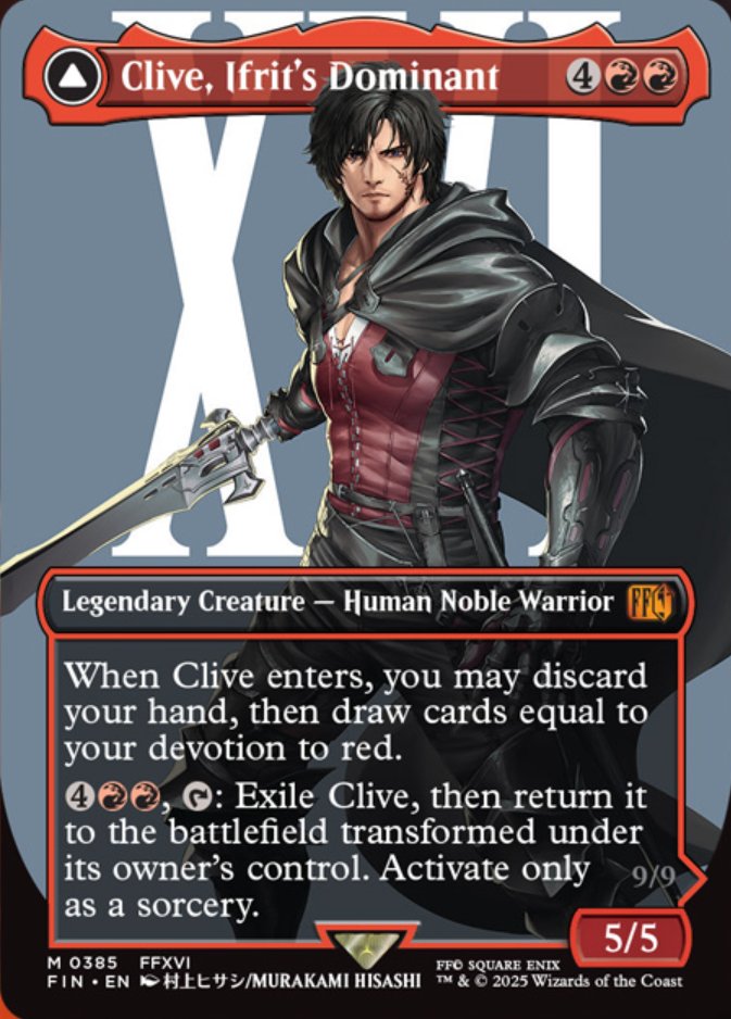 MTG x FINAL FANTASY】 《イフリートのドミナント、クライヴ