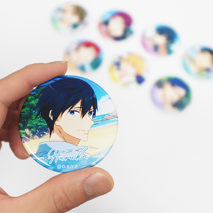 Free!×鳥取県岩美町 #京アニショップ出張店舗】 『缶バッジ