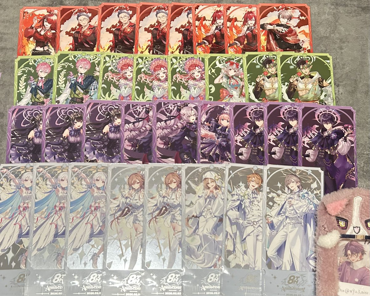 交換/譲渡】にじさんじ 8周年 8thストア 特典 チケット風カード クリア