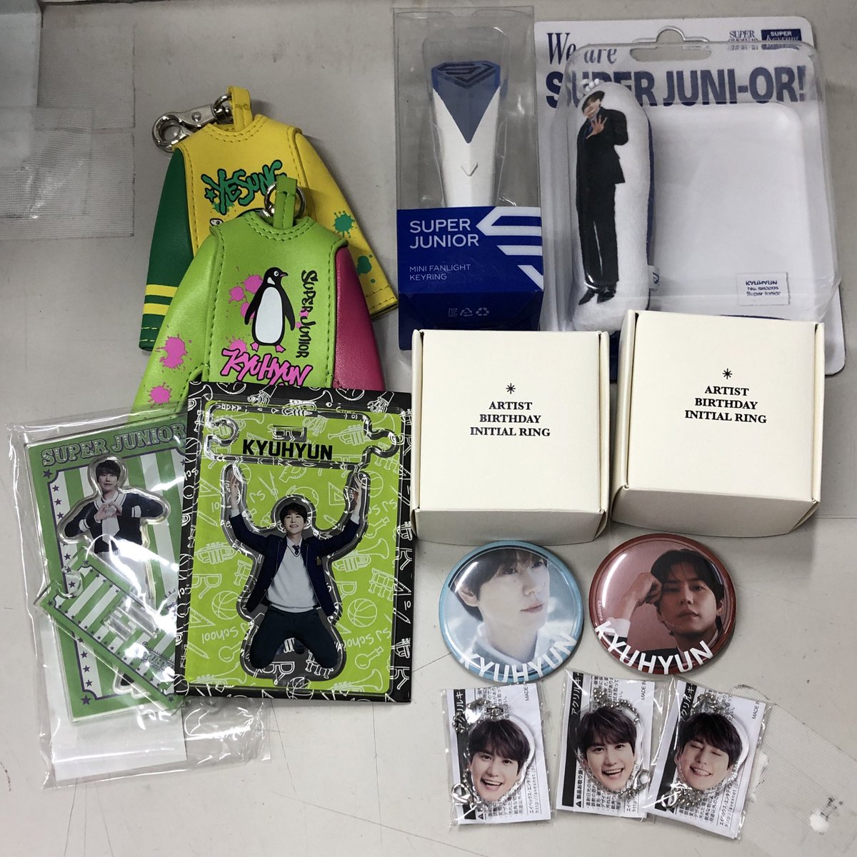 SUPERJUNIOR #슈퍼주니어 ぬいキーリングや、アクスタなどなど