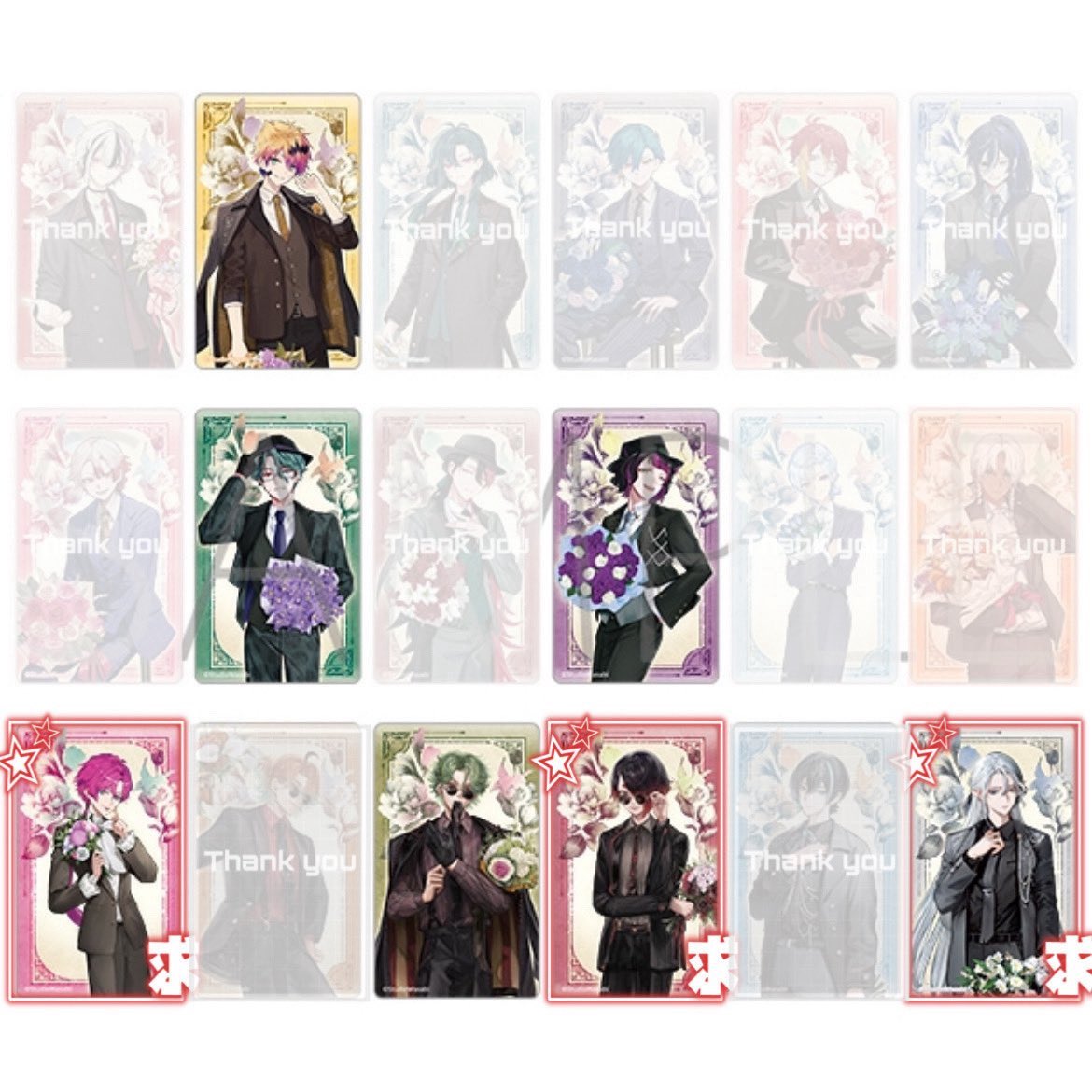 悪魔執事と黒い猫 あくねこ 4th Anniversary 4周年 缶バッジ クリア