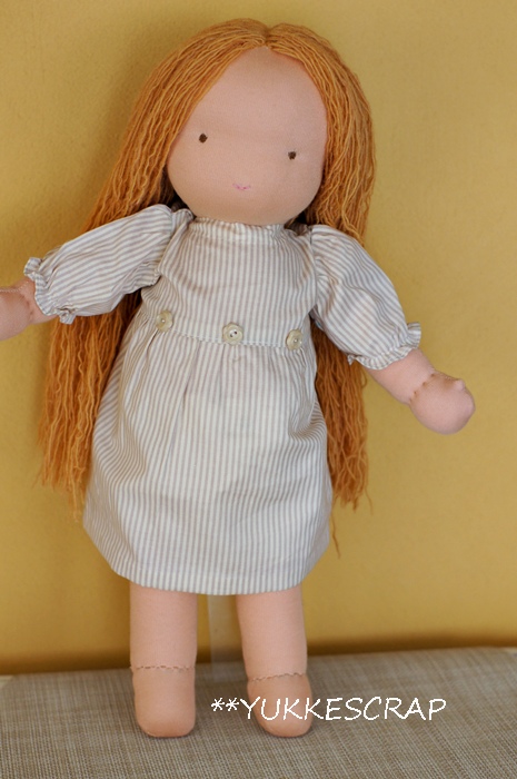 ウォルドルフ人形 ～亜麻色の髪の女の子完成～ : YUKKESCRAP