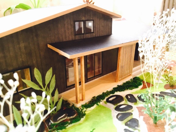 1/50サイズの色模型が完成！ : 建築模型 風家 fuka