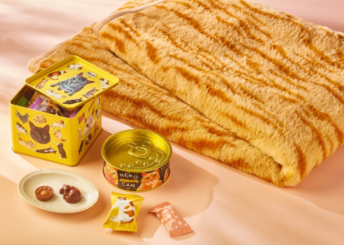 メリーチョコレート「ねこみゃみれ」とニッセン「猫フィール」が初