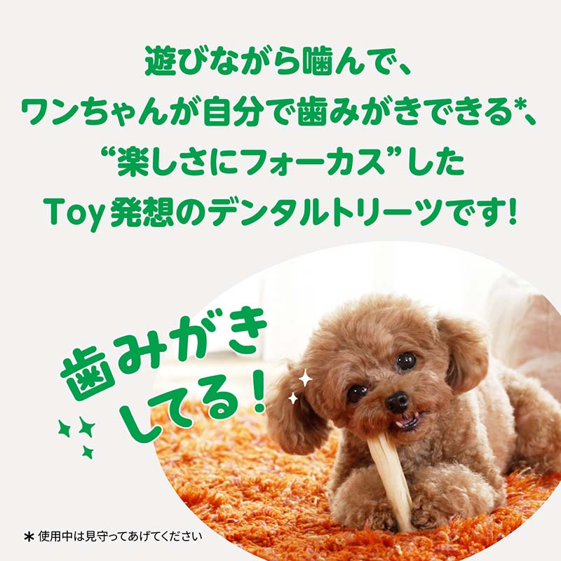 PETKISS Toy発想のデンタルトリーツ メッシュフロスタイプ 超小型犬
