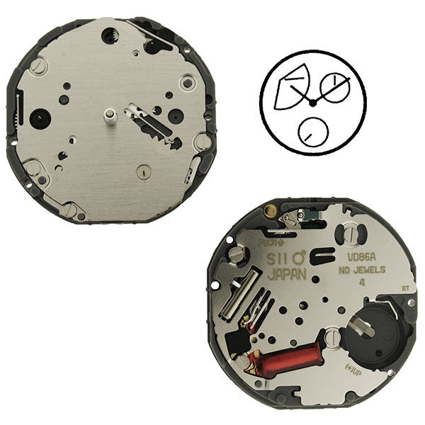 VD86 SII Quartz Watch Movement – Perrin Supply Ltd