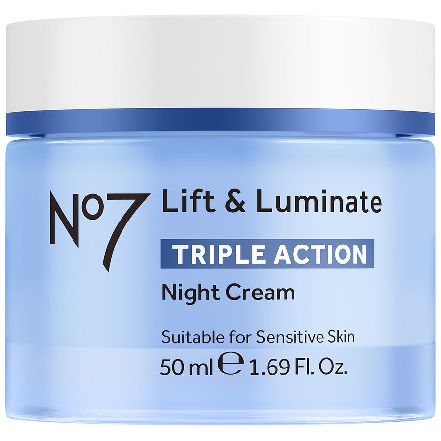 No7 Lift & Luminate Triple Action Night Cream | Walgreens