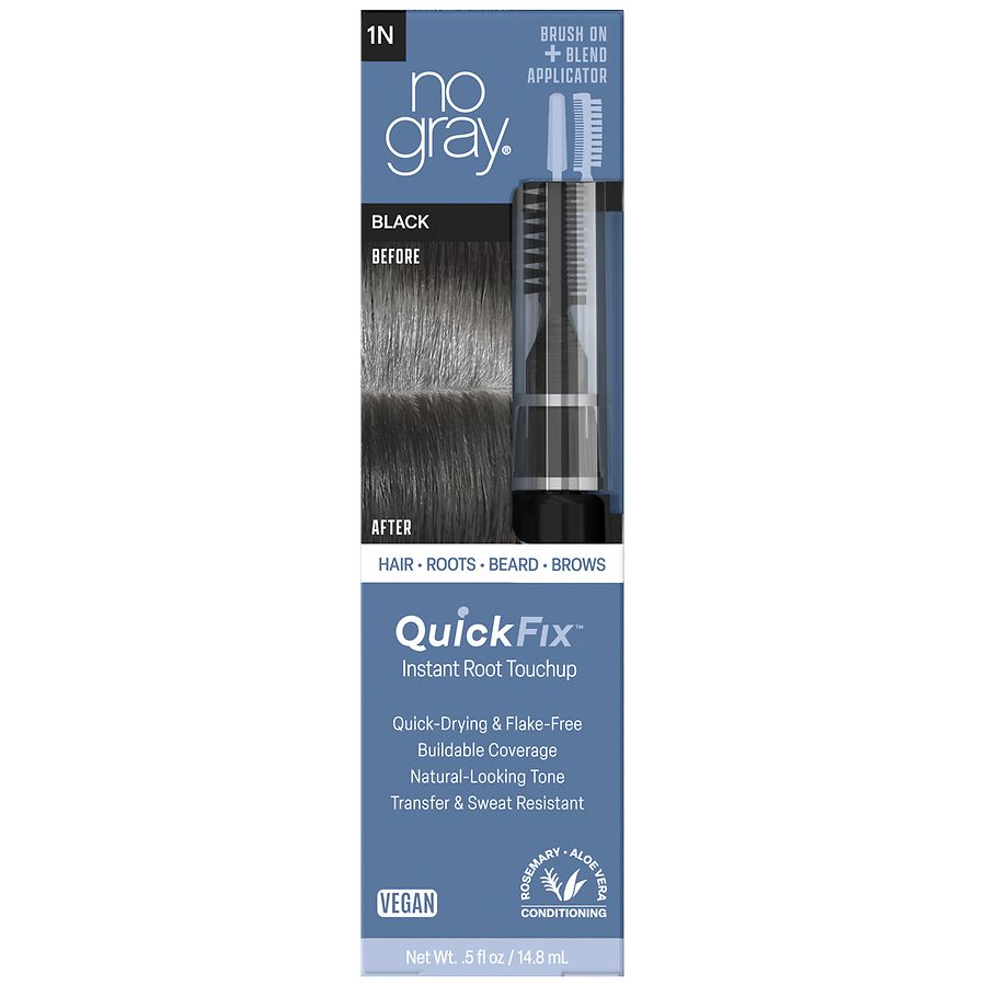 No Gray QuickFix Instant Root Touchup, Black | Walgreens
