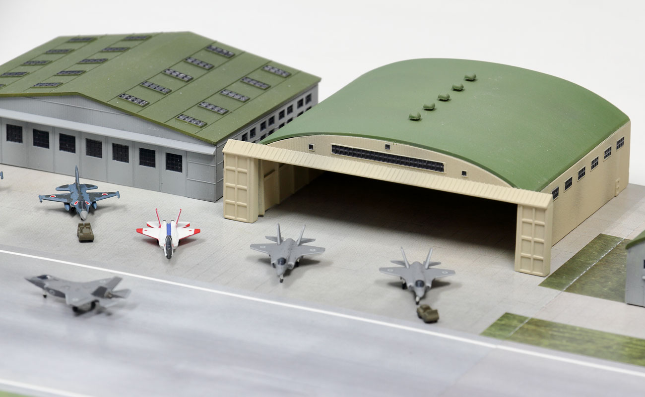 SPS16 1/700 航空自衛隊基地2(F-35A、F-35B、X-2、C-2、F-2、F-1/T-2