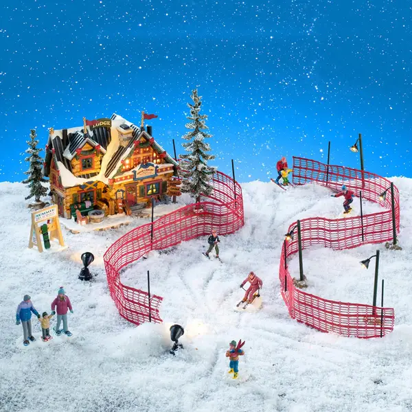 Lemax Apres-Ski Lodge Set Table Decor - 56676 | Blain's Farm & Fleet