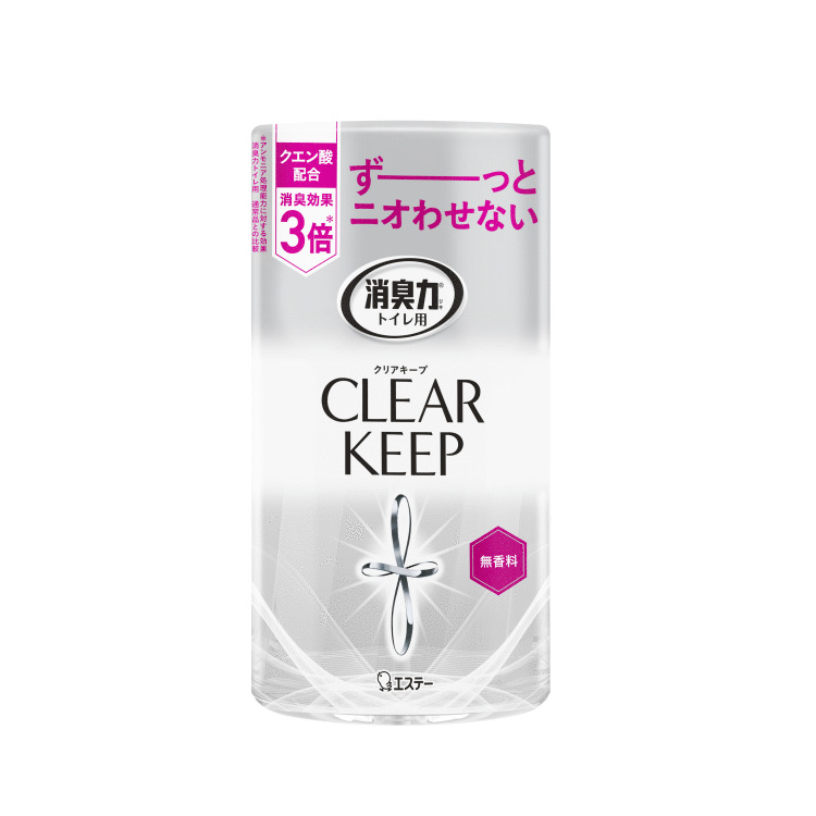 消臭力 トイレ用 CLEAR KEEP（無香料） | 消臭剤・芳香剤 | 製品サイト