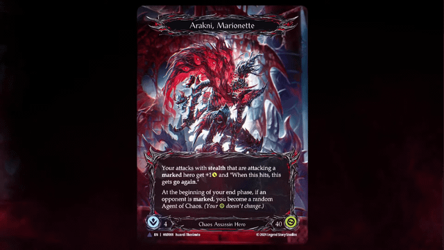 HNT] Arakni, Marionette and Arakni, Web of Deceit : r/FleshandBloodTCG