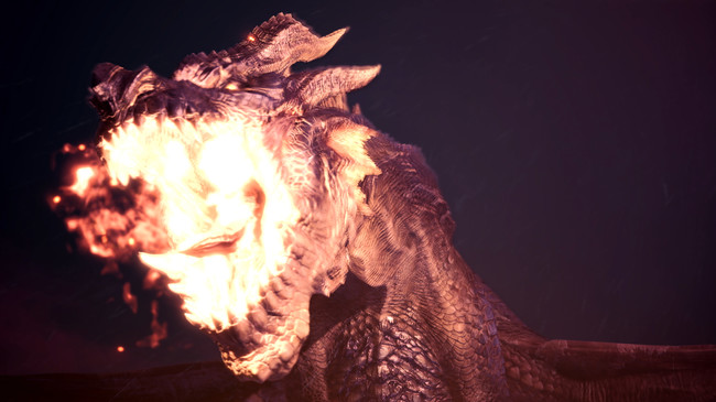 伝説のモンスター、黒龍「ミラボレアス」が登場する