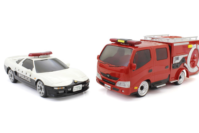 京商エッグ】ファーストミニッツ 第2弾はパトカーと消防車が登場