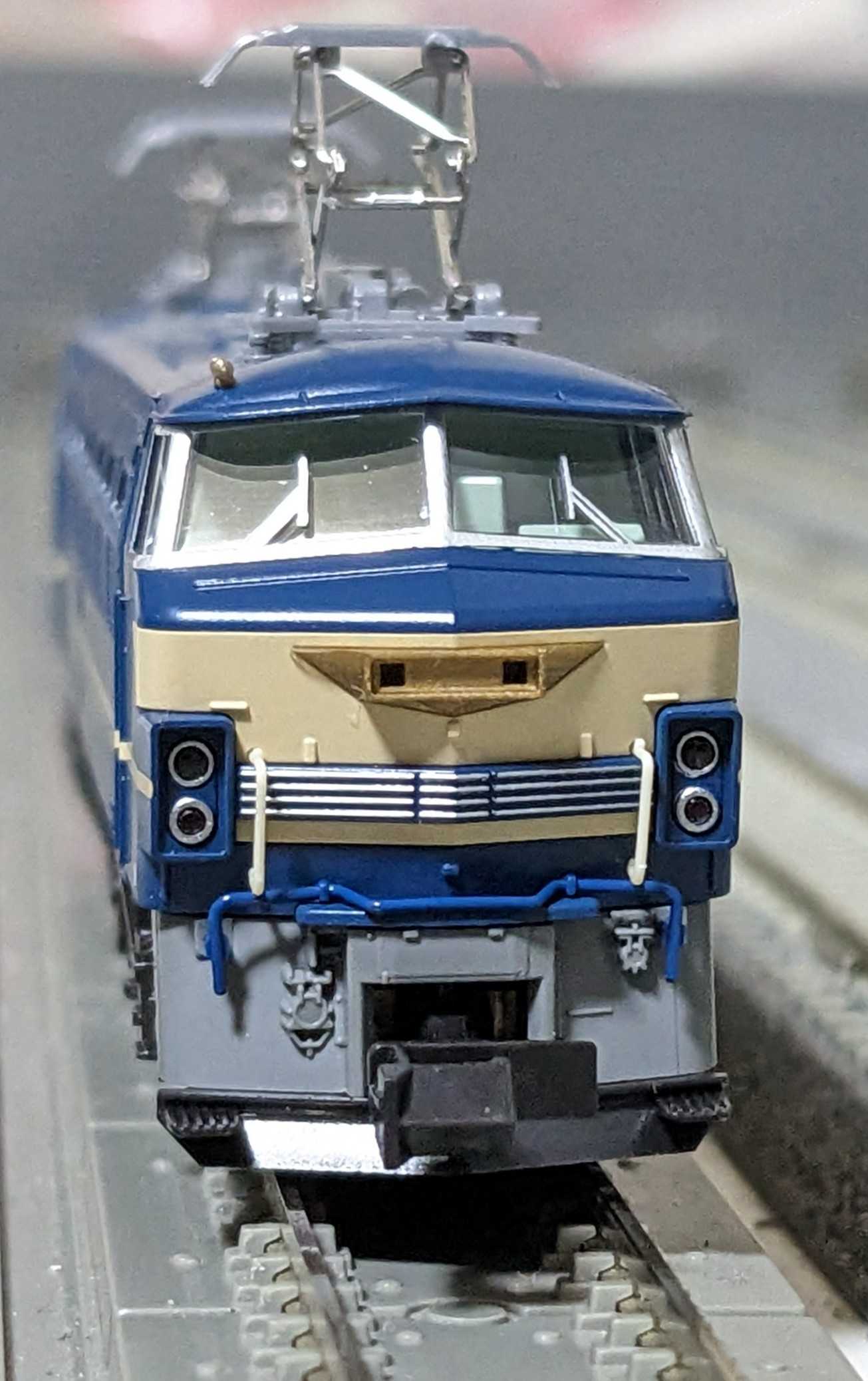🔴入線 kato 3090-3 EE66 0番台 後期形ﾌﾞﾙｰﾄﾚｲﾝ牽引機 - 竹ノ塚総合