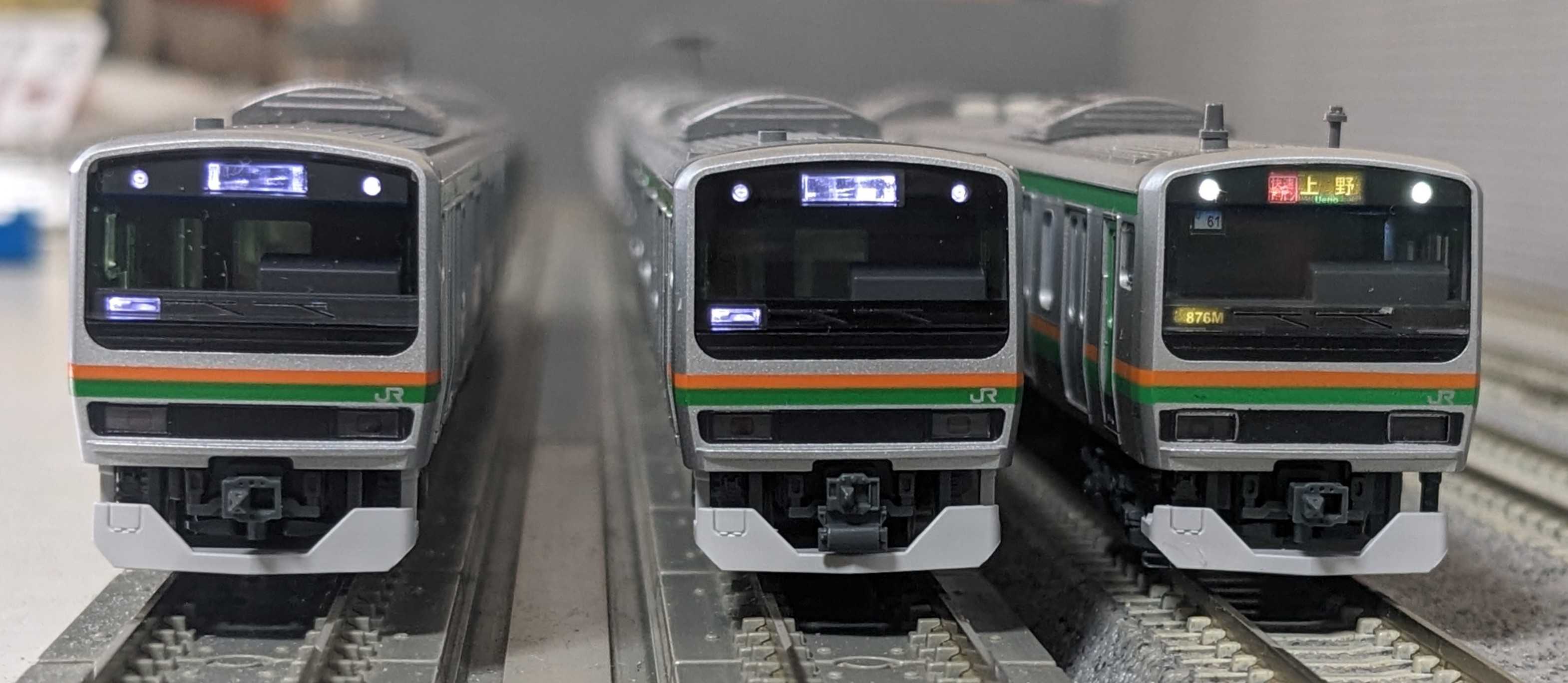 🔴入線 KATO 10-2001 E231系1000番台 U522編成（小山車両センター