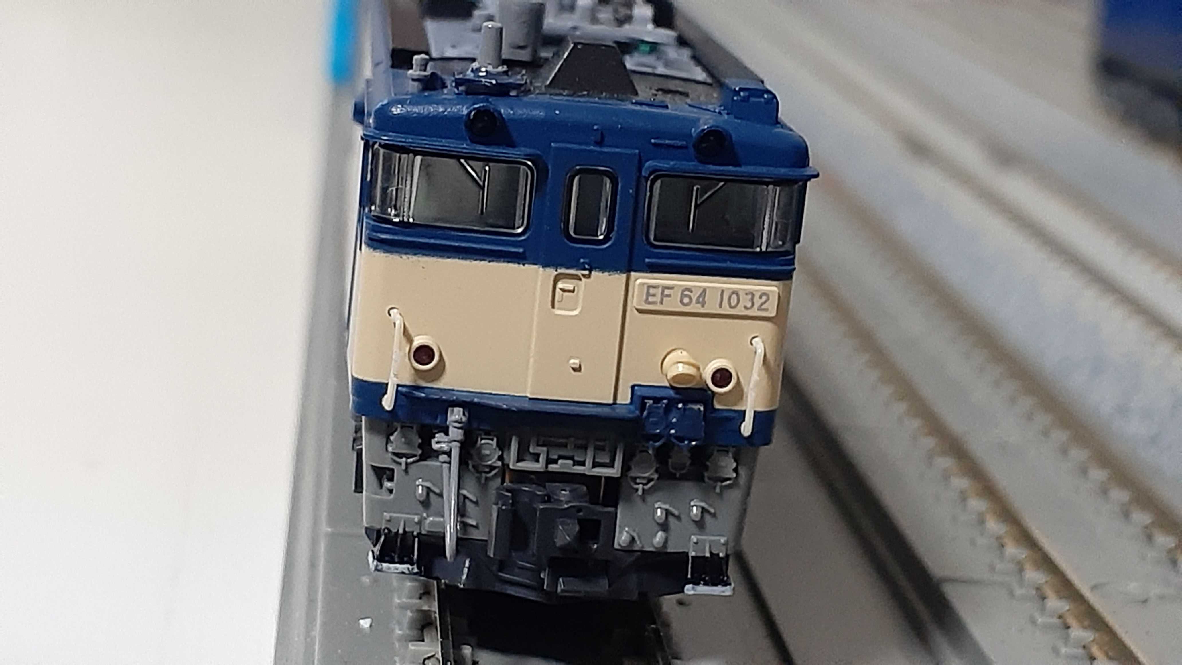 🔴入線🔵 Kato 3023-6 EF64 1032 双頭連結器 - 竹ノ塚総合車両センター
