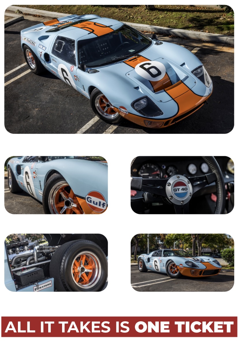 PVGP Launches A New Supercar Sweepstakes Featuring A GT40! | PVGP