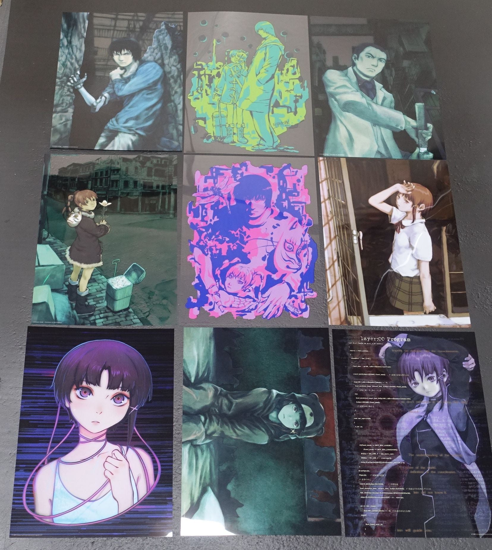 serial experiments lain 25th Aniv Event Goods 21x30cm Clear PVC