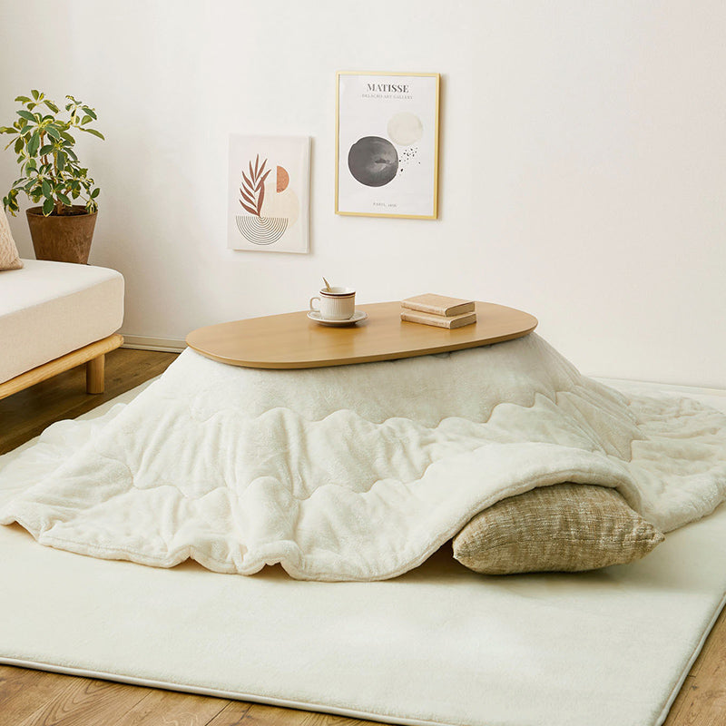 メレンゲタッチ こたつ薄掛け布団 170×210cm【楕円形】こたつ布団