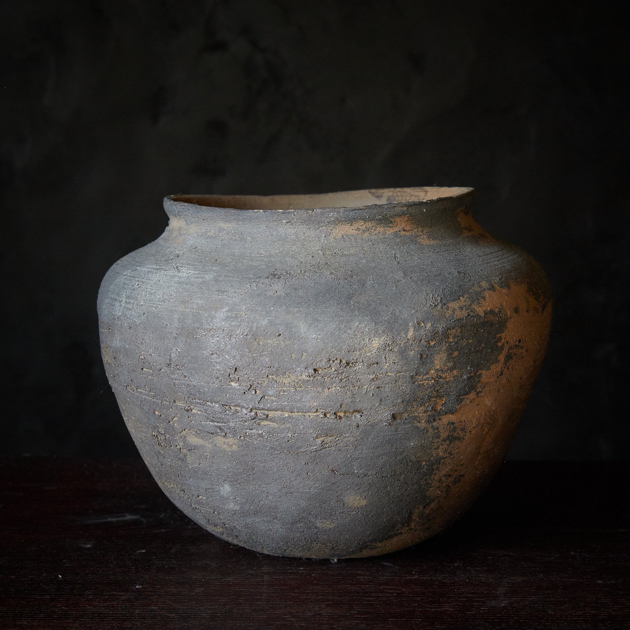 奈良-平安時代 須恵器叩文壺（710–1185CE） | 入蘆花（ロカニイル）